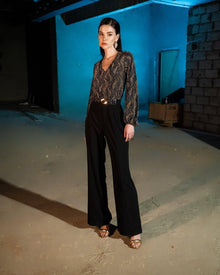 CHAIN BELT JUMPSUIT