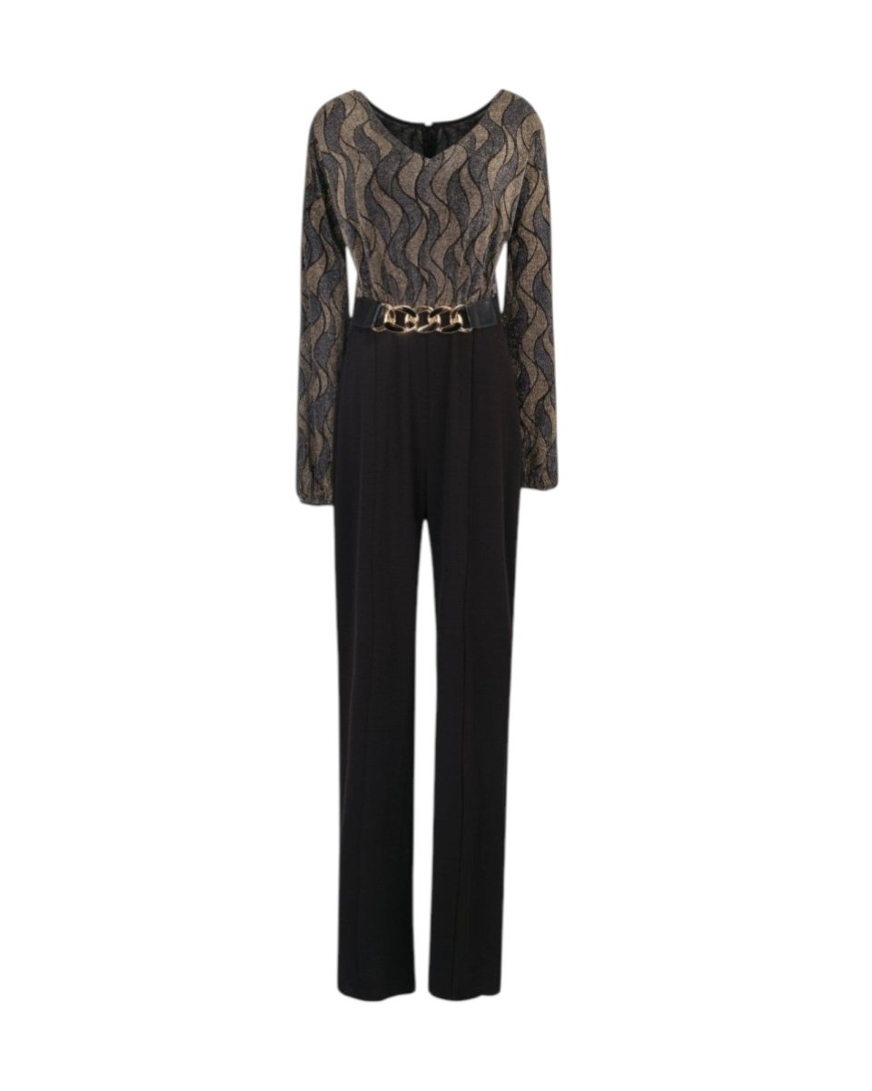 CHAIN BELT JUMPSUIT