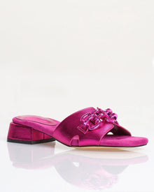CHAIN EMBELLISHED SLIDE