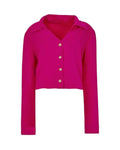 CROPPED BUTTON - UP SHIRT