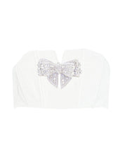 CRYSTAL BOW CROP TOP - Nakhle.Ets - Tops