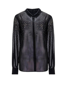 CRYSTAL CONSTELLATION SHEER SHIRT