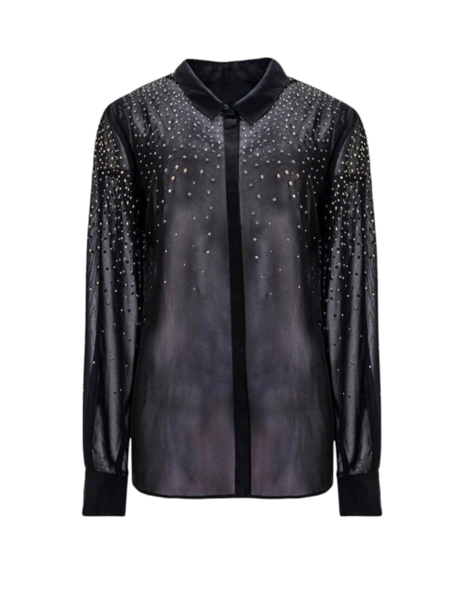 CRYSTAL CONSTELLATION SHEER SHIRT
