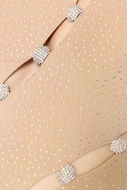 CRYSTAL SPIRAL CUTOUT GOWN - Nakhle.Ets - Dresses