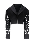 CUTOUT CROPPED BLAZER