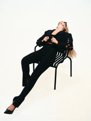 CUTOUT CROPPED BLAZER - Nakhle.Ets - Jackets