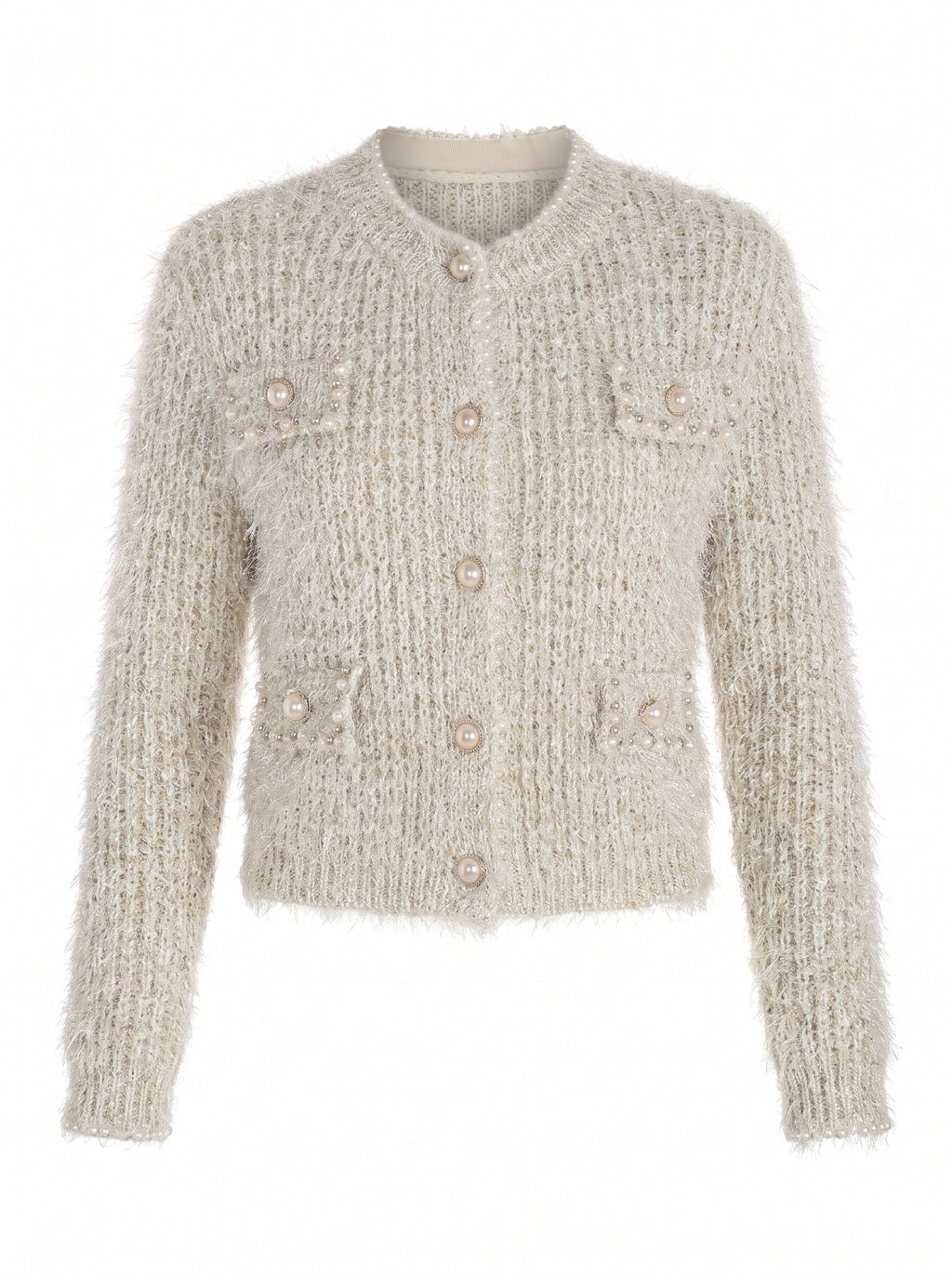 Embellished Knit Jacket