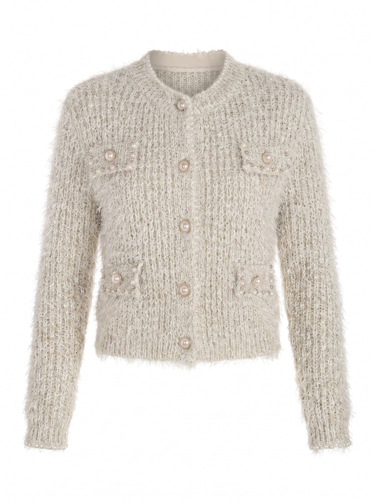 Embellished Knit Jacket