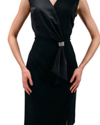 DRAPED - EFFECT ELEGANT DRESS - Nakhle.Ets - Dresses