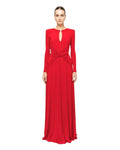 DRAPED KEYHOLE LONG GOWN - Nakhle.Ets - Dresses