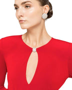 DRAPED KEYHOLE LONG GOWN - Nakhle.Ets - Dresses