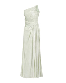 DRAPED ONE-SHOULDER EVENING GOWN