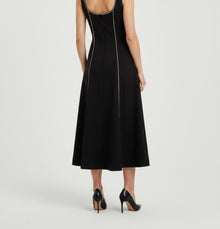 PANELLED MIDI DRESS