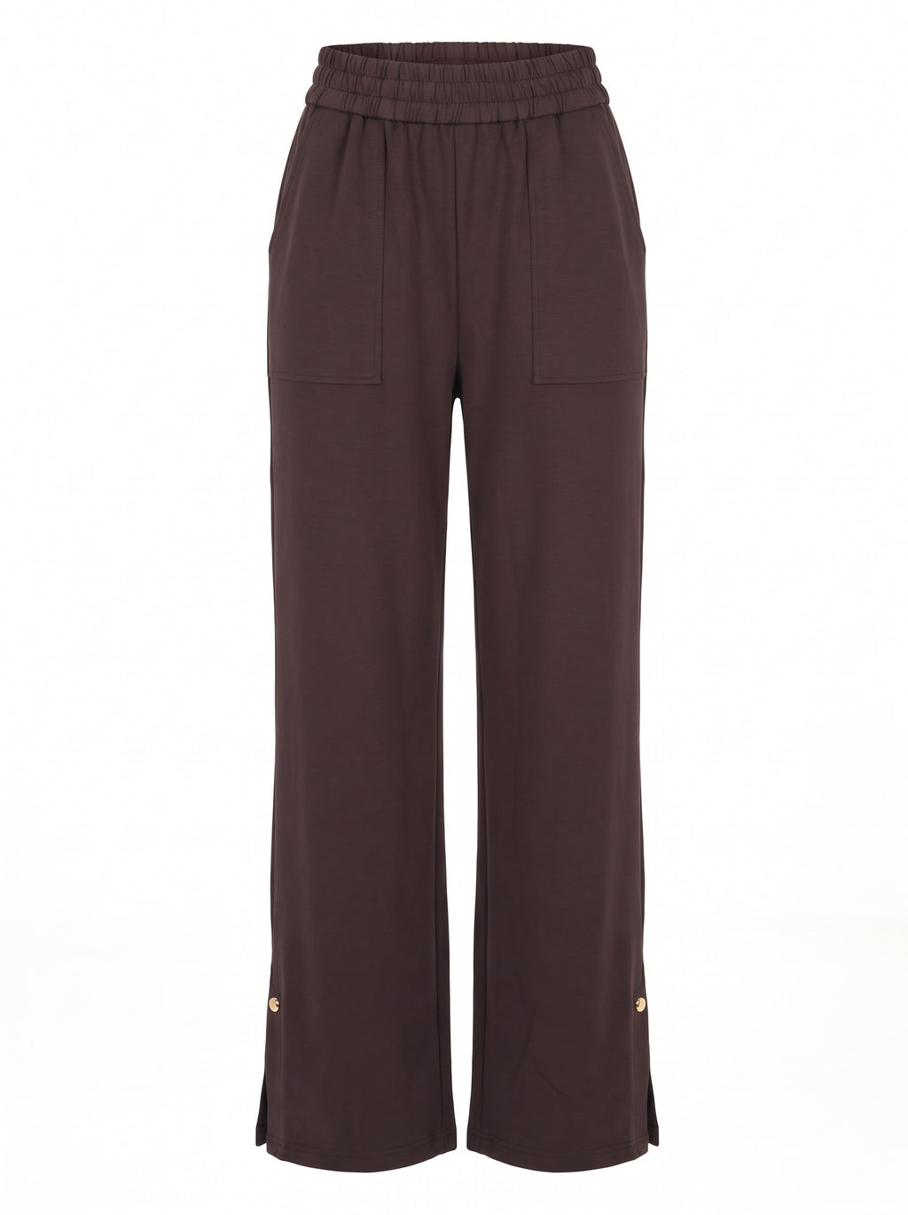 WIDE-LEG PATCH POCKET TROUSERS