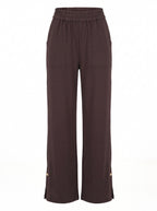 WIDE-LEG PATCH POCKET TROUSERS