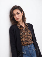 BOW DETAIL WIDE LEG JEANS