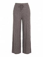 WIDE-LEG DRAWSTRING KNIT TROUSERS