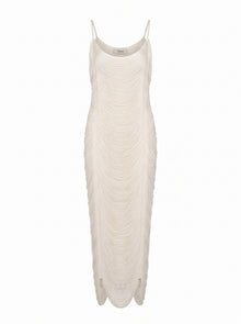 TEXTURED MIDI DRESS