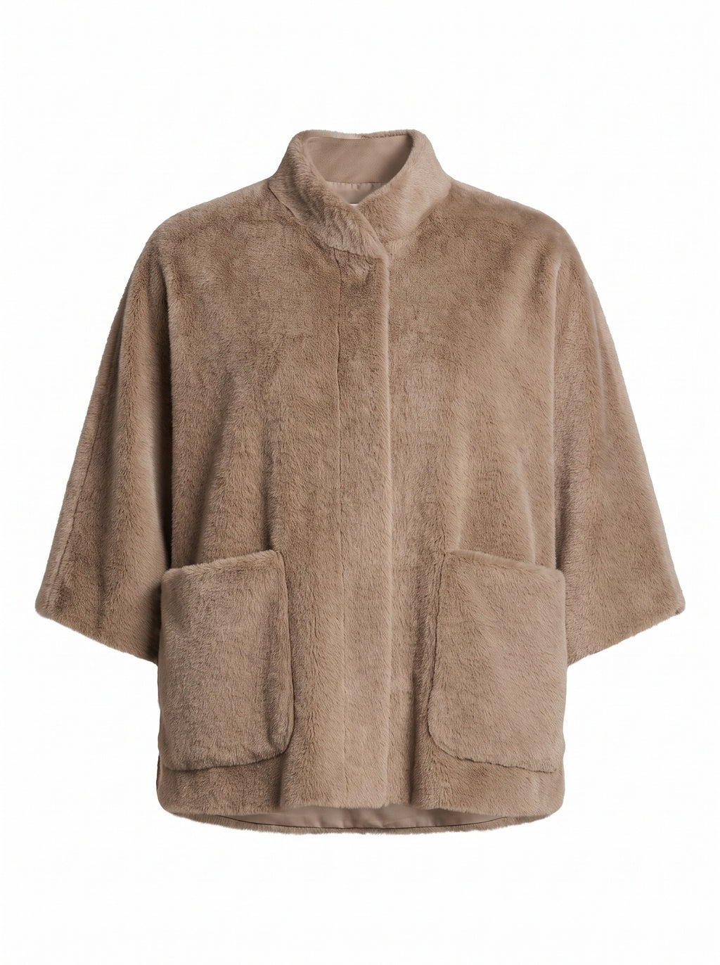 Faux Suede Cape