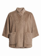 Faux Suede Cape