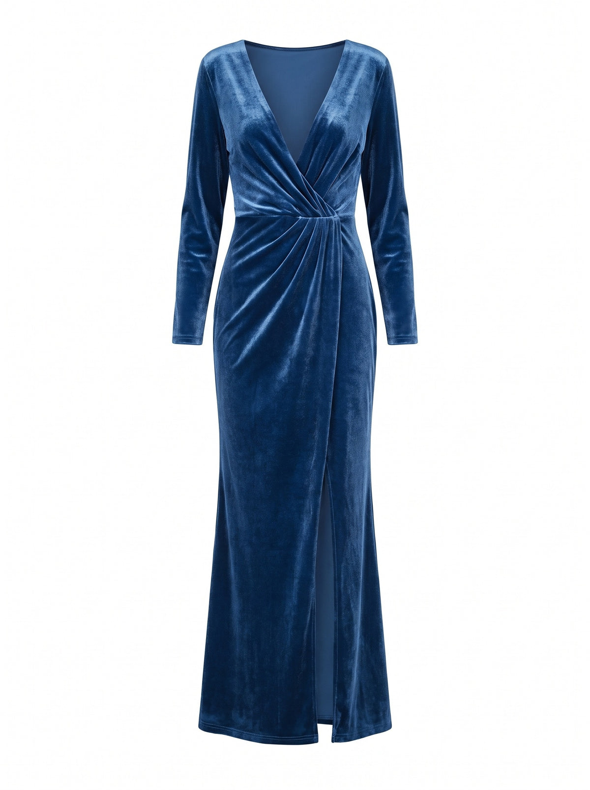 Velvet Drape Gown