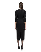 ELEGANT BOW - EMBELLISHED MIDI DRESS - Nakhle.Ets - Dresses