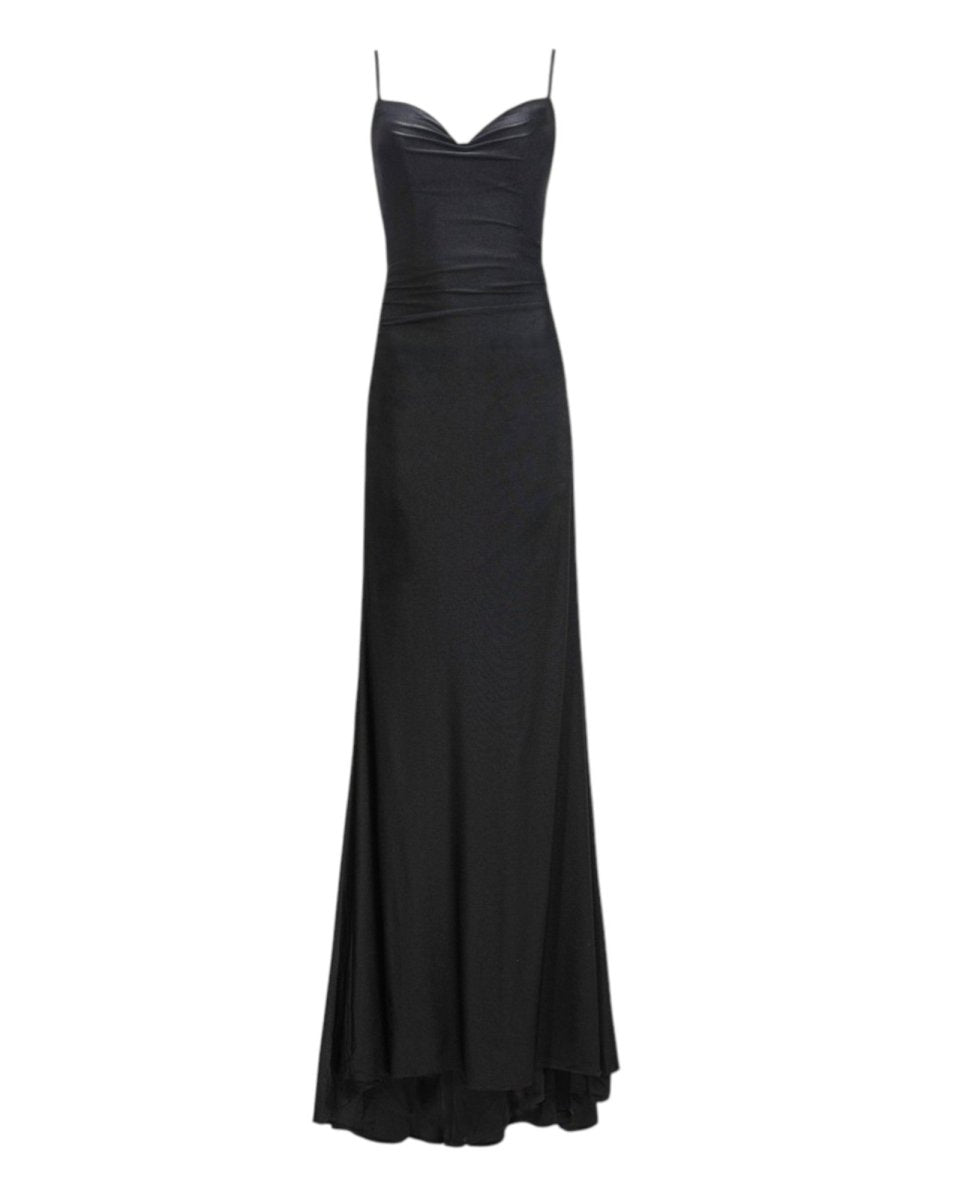 ELEGANT SLIP EVENING GOWN