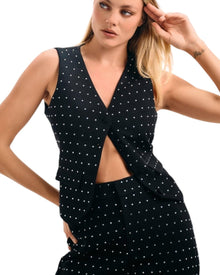 ELEGANT STUDDED TWO-PIECES SET