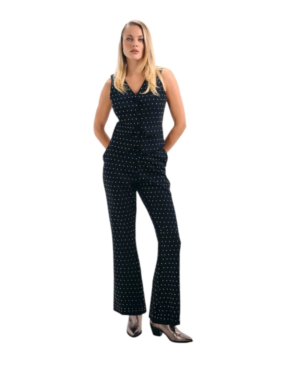ELEGANT STUDDED TWO-PIECES SET