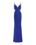 EMBELLISHED CUTOUT MERMAID GOWN