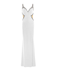 EMBELLISHED CUTOUT MERMAID GOWN