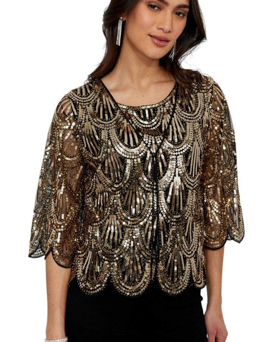 EMBELLISHED EVENING BOLERO