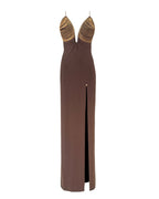 EMBELLISHED EVENING DRESS