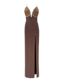 EMBELLISHED EVENING DRESS