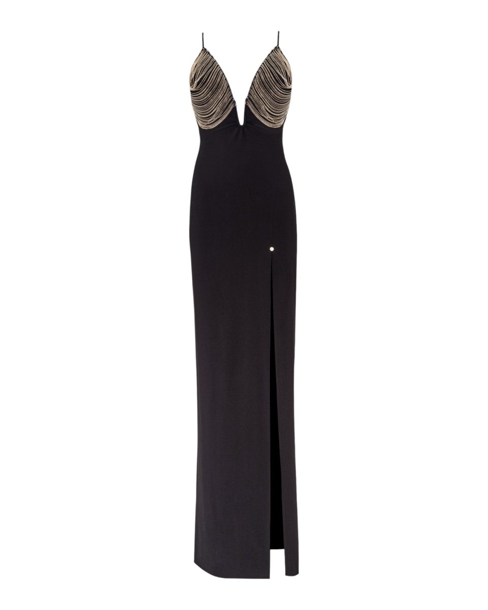 EMBELLISHED EVENING DRESS