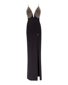 EMBELLISHED EVENING DRESS