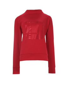 EMBELLISHED HIGH-NECK SWEATSHIRT