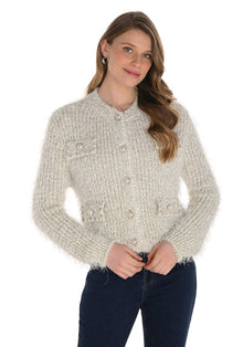 EMBELLISHED KNIT JACKET