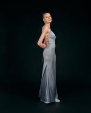 EMBELLISHED SPAGHETTI STRAP GOWN - Nakhle.Ets - Dresses