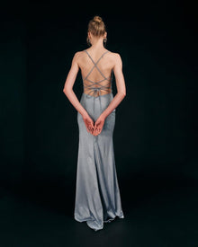 EMBELLISHED SPAGHETTI STRAP GOWN