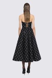 EMBELLISHED STRAPLESS MIDIDRESS - Nakhle.Ets - Dresses