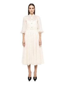 EMBROIDERED LONG DRESS