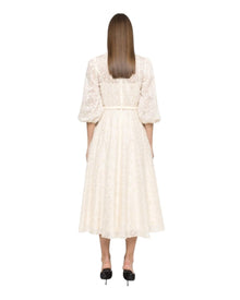 EMBROIDERED LONG DRESS