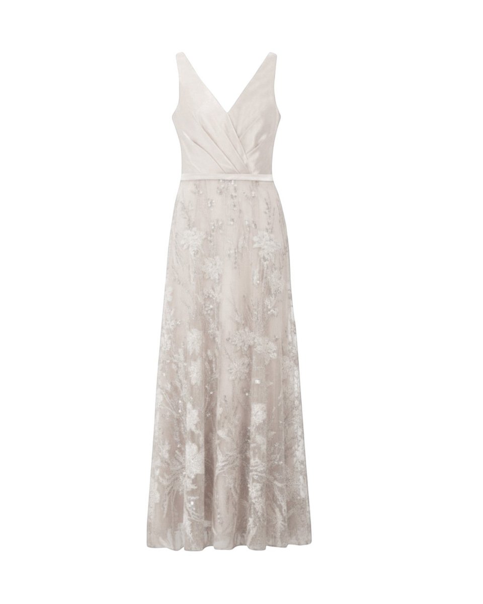 ETHEREAL EMBROIDERED EVENING GOWN