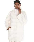 SCULPTURAL FUR COAT