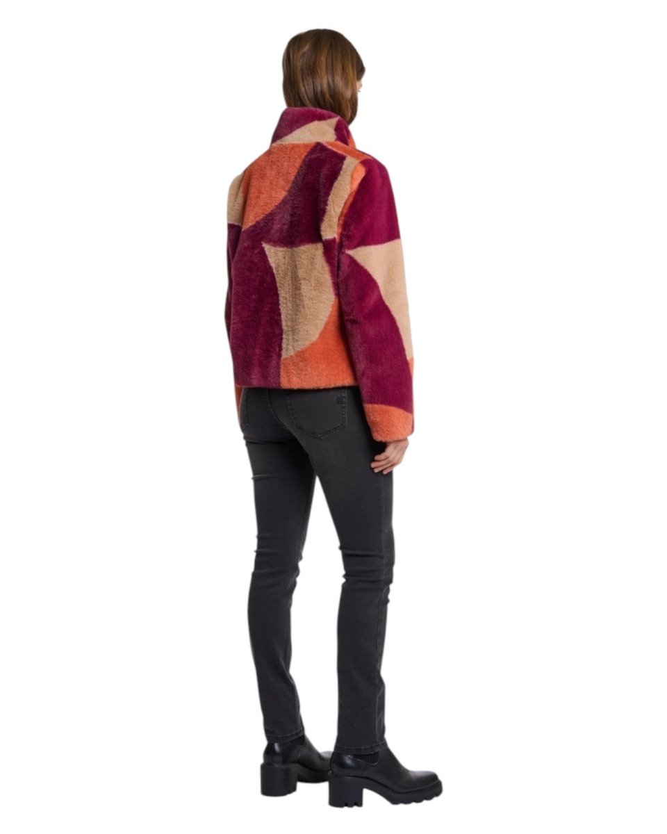 FAUX FUR SHORT JACKET - Nakhle.Ets - Jackets