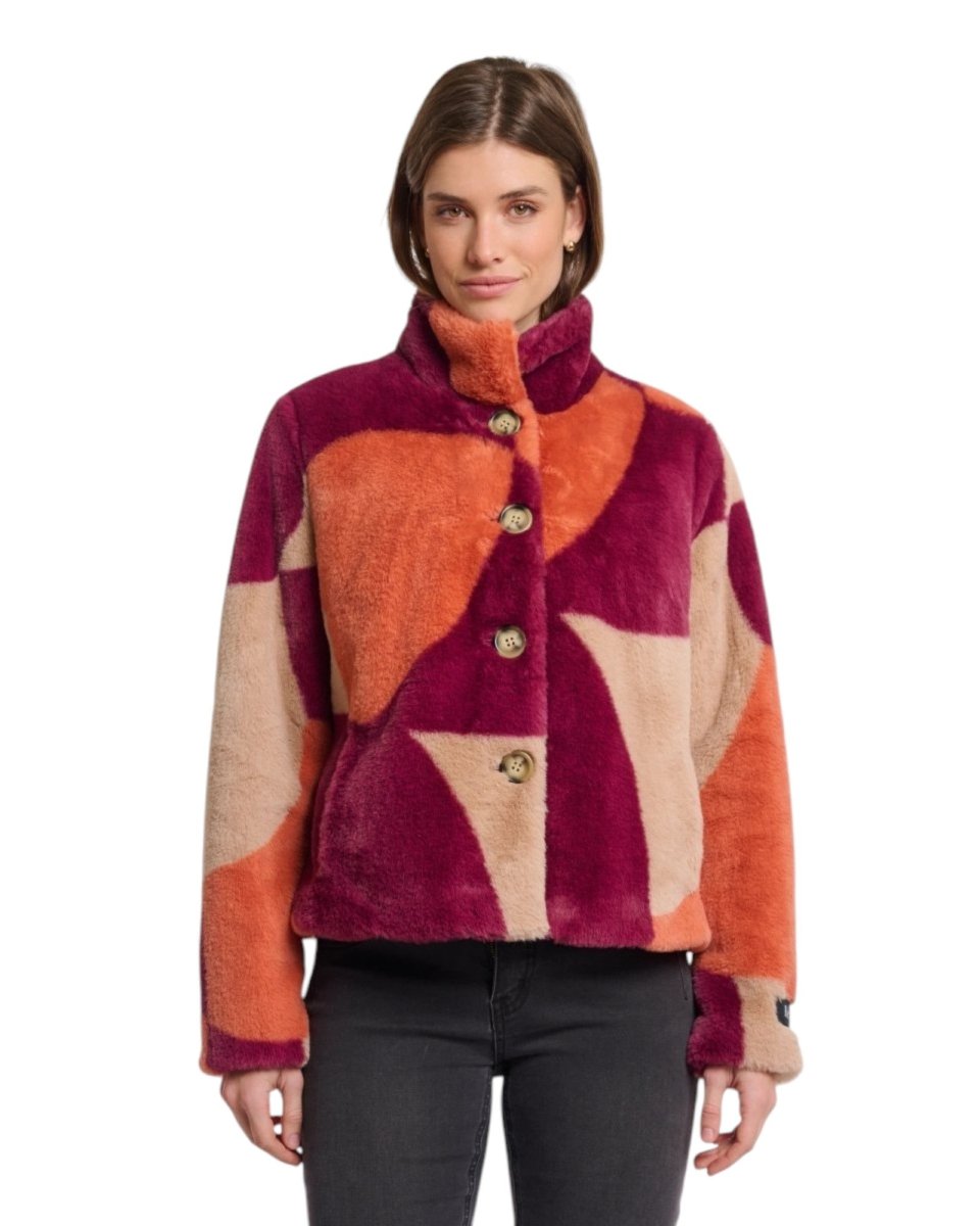 FAUX FUR SHORT JACKET - Nakhle.Ets - Jackets