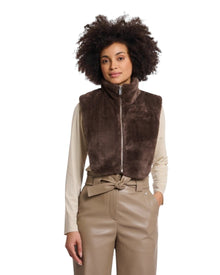 FAUX FUR VEST