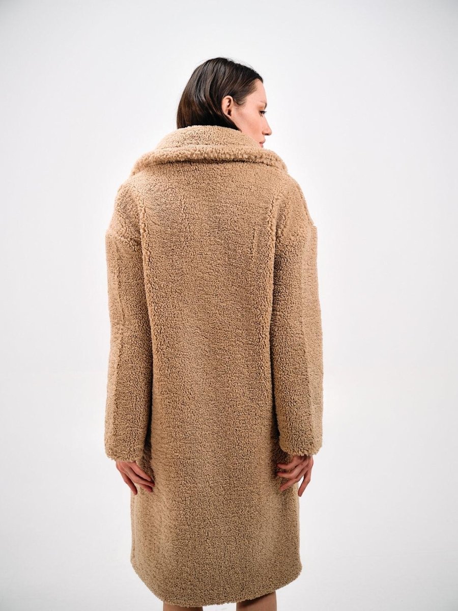 FAUX SHEARLING COAT - Nakhle.Ets - Coats