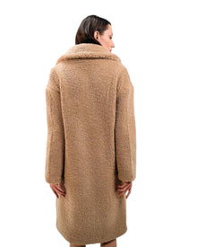 FAUX SHEARLING COAT